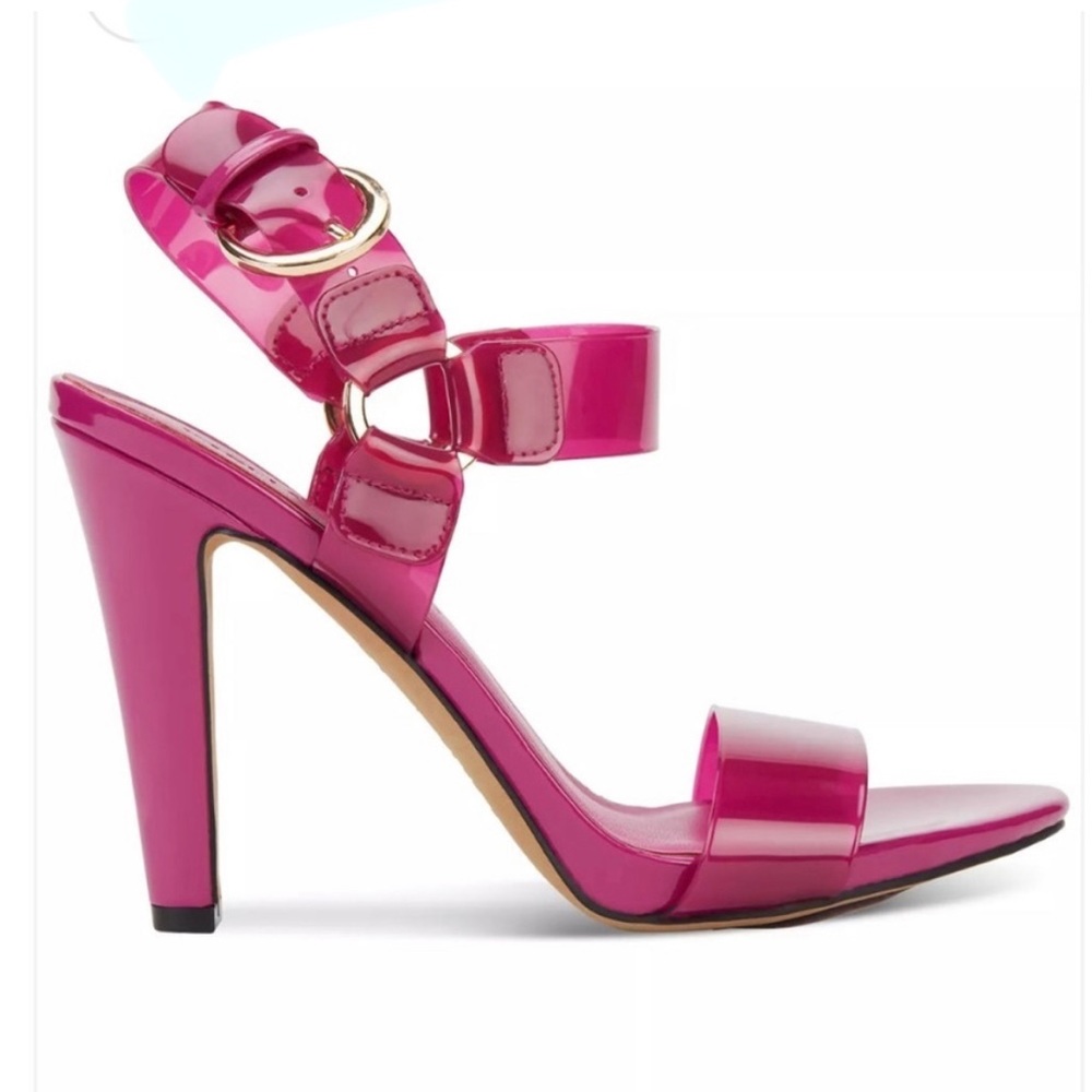 KARL LAGERFELD PARIS HEEL SANDALS CIEONE
FOR WOMEN, PINK COLOR, SIZE 8